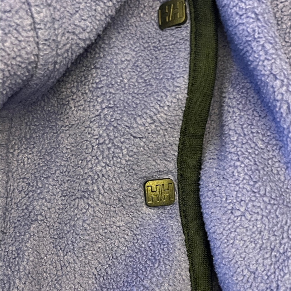 Helly Hansen Women's Purple Fleece Snap Front Jacket - Picture 6 of 7